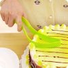 Cake Slicer Plastic Pie Slicer Pastry Server Cutter Cookie Fondant Dessert Cutting Tool Kitchen Home Gadget Tool for Parties, Weddings&Fam Gatherings