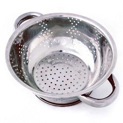 Stainless Steel Kitchen Colander- 1Qt.