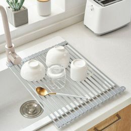 Foldable Dish Drying Rack Drainer Over Sink Organizer Rack Kitchen Accessories - FV0414