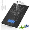KOIOS Food Scale, 33lb/15Kg Digital Kitchen Scale for Food Ounces and Grams Cooking Baking - Black