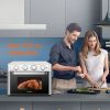 Air Fryer Toaster Oven 24 Quart-7-In-1 Convection Oven, Roast, Toast, Broil & Bake Function-Kitchen Appliances for Cooking Chicken, Steak&Pizza