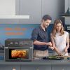 Air Fryer Toaster Oven 24 Quart-7-In-1 Convection Oven, Roast, Toast, Broil & Bake Function-Kitchen Appliances for Cooking Chicken, Steak & Pizza