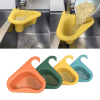Household Sink Hanging Fruit And Vegetable Filter Water Drain Basket Kitchen Dry And Wet Separation Swan Drain Basket XH - Yellow - 2PCS