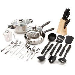 Gibson Total Kitchen Lybra 32-Piece Cookware Combo Set - 89117.32