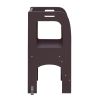 Kitchen Helper Step Stool for Kids and Toddlers, Children Standing Tower for Kitchen Counter, Wooden Toddler Two-Step Learning Stool - Espresso