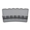 Silicone Multiple Utensil Rest Kitchen Spoon Holder with Drip Pad for Spoons Ladles Tongs Gray RT - Gray