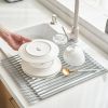 Foldable Dish Drying Rack Drainer Over Sink Organizer Rack Kitchen Accessories - FV0414
