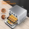 Air Fryer Toaster Oven 24 Quart-7-In-1 Convection Oven, Roast, Toast, Broil & Bake Function-Kitchen Appliances for Cooking Chicken, Steak&Pizza