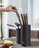 Cookit kitchen Universal Knife Block Holder without Knives, Detachable Knife Storage with Scissors Slot, Multi-function Knife Utensil Organizer