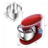 6.3 Quart Tilt-Head Food Stand Mixer 6 Speed 660W - red