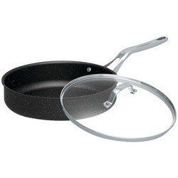 The Rock By Starfrit The Rock By Starfrit 11&quot;, 4.7-quart Deep Saute Pan With Glass Lid &amp; Stainless Steel Handles - RA32540