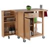 Douglas Utility Kitchen Cart, Natural - 89443