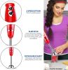 Hand Blender Immersion Blender Handheld Stick Batidora Electric Blenders Emersion Hand Mixer For Kitchen 5 Core HB 1510 RED - Red Stick
