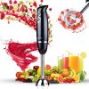 Hand Blender Immersion Blender Handheld Stick Batidora Electric Blenders Emersion Hand Mixer For Kitchen 5 Core HB 1510 BLK - Black Stick