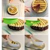 Cake Slicer Plastic Pie Slicer Pastry Server Cutter Cookie Fondant Dessert Cutting Tool Kitchen Home Gadget Tool for Parties, Weddings&Fam Gatherings