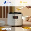 10-In-1 2.5L 600W Smart Electric Pressure Cooker Protable Fast Rice Cooker w/ Stainless Steel Non-stick Pot Pan - 1