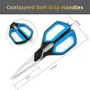 Cookit Kitchen Shears Heavy Duty Stainless Steel Chef Shears Utility Come Apart Food Shears for Chicken Poultry Fish Meat Vegetables