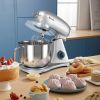 7 Quart 800W 6-Speed Electric Tilt-Head Food Stand Mixer - sliver