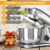 7 Quart 800W 6-Speed Electric Tilt-Head Food Stand Mixer - sliver