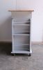 ACME Tullarick Kitchen Cart, Natural & Gray YF - 98310