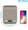Kitchen Scale Digital Food Scales Bascula Electronic Cooking Scale Weight Touch Screen Glass Top Diet 5kg/11Lbs Accuracy 5 Core K 53 - Silver