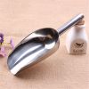 Multipurpose 2 PCS Stainless Steel Small and Large Ice Scooper for Freezer Ice Machine Maker, Candy Scoop, Flour Spoon Shove, Ice Cream Scoop 2-PC