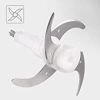 Meat Grinder, Food Chopper 1.2L Food Processor for Meat, Vegetables, Fruits and Nuts, Mini Meat Mincer with Stainless Steel Bowl and 4 Blades, 300W