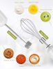 Homgeek Immersion Hand Blender, 500W 6-Speeds 5-in-1 Stainless Steel Stick Blender with Chopper, 600ml Beaker, Eggs Beater, Milk Frother - as pic