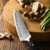 Kitchen 2Pcs Stainless steel Chef Scissor Knife Set - Black - Kitchen Surpplice