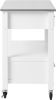 ACME Ottawa Kitchen Cart, Stainless Steel & White YF - 98330