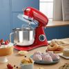 7 Quart 800W 6-Speed Electric Tilt-Head Food Stand Mixer - red