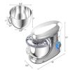 6.3 Quart Tilt-Head Food Stand Mixer 6 Speed 660W - SLIVER