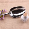 Multipurpose 2 PCS Stainless Steel Small and Large Ice Scooper for Freezer Ice Machine Maker, Candy Scoop, Flour Spoon Shove, Ice Cream Scoop 2-PC