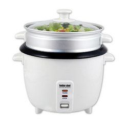Better Chef 5-Cup Rice Cooker w/ Food Steamer - IM-405ST