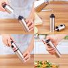 Olive Oil Sprayer Refillable Stainless Steel Wine, Oil and Vinegar Pump Sprayer for Cooking, Salad Oil Dressing, Baking, BBQ, Grilling and Roasting