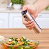 Olive Oil Sprayer Refillable Stainless Steel Wine, Oil and Vinegar Pump Sprayer for Cooking, Salad Oil Dressing, Baking, BBQ, Grilling and Roasting