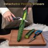 Cookit Kitchen Shears Heavy Duty Stainless Steel Chef Shears Utility Come Apart Food Shears for Chicken Poultry Fish Meat Vegetables