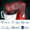 3-in-1 Multi-functional 6-speed Tilt-head Food Stand Mixer - red