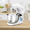 6.3 Quart Tilt-Head Food Stand Mixer 6 Speed 660W - white