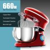 6.3 Quart Tilt-Head Food Stand Mixer 6 Speed 660W - red
