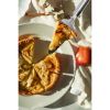 Triangular Spatula Stainless Steel with Serrated Edge has Hanging Loop Slicing for Cutting Cake Pizza Pie Pastry Dessert and Lasagna