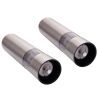 2pcs Stainless Steel Electric Automatic Pepper Mills Salt Grinder - silver - Kitchen Appliances
