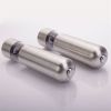 2pcs Stainless Steel Electric Automatic Pepper Mills Salt Grinder - silver - Kitchen Appliances