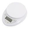 5Kg/1g Kitchen Mail LCD Digital Scale White--YS - as picture