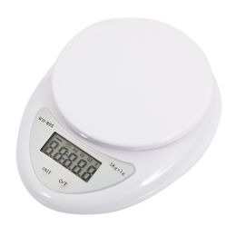 5Kg/1g Kitchen Mail LCD Digital Scale White--YS - as picture