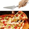 Triangular Spatula Stainless Steel with Serrated Edge has Hanging Loop Slicing for Cutting Cake Pizza Pie Pastry Dessert and Lasagna
