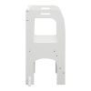 Kitchen Helper Step Stool for Kids and Toddlers, Children Standing Tower for Kitchen Counter, Wooden Toddler Two-Step Learning Stool - White