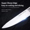 Kitchen Knife Set, 15 Piece Knife Sets with Block Chef Knife Stainless Steel Hollow Handle Cutlery with Manual Sharpener - Original knife holder