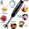 Hand Blender Immersion Blender Handheld Stick Batidora Electric Blenders Emersion Hand Mixer For Kitchen 5 Core HB 1510 BLK - Black Stick