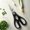 Kitchen 2Pcs Stainless steel Chef Scissor Knife Set - Black - Kitchen Surpplice